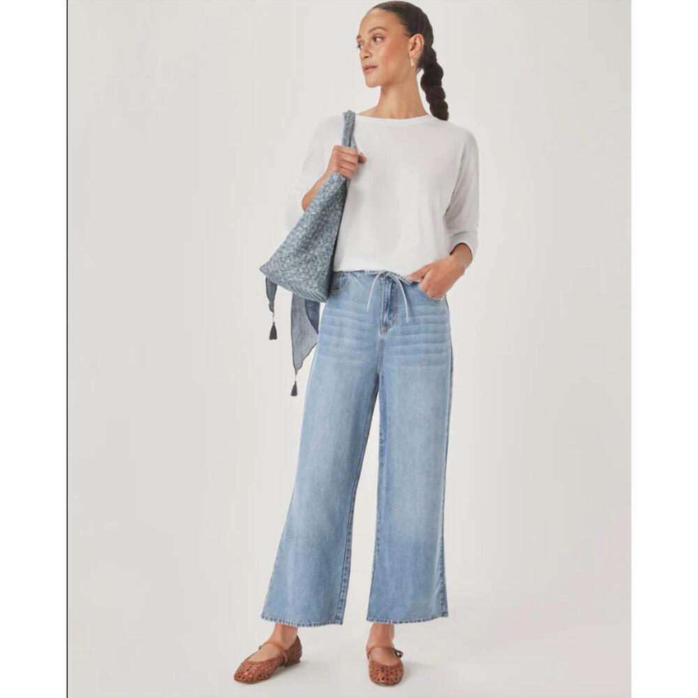 NEW SPLENDID lounge denim crop pant in indigo